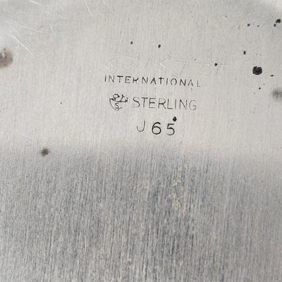 International Sterling Silver Bread Tray J 65 11