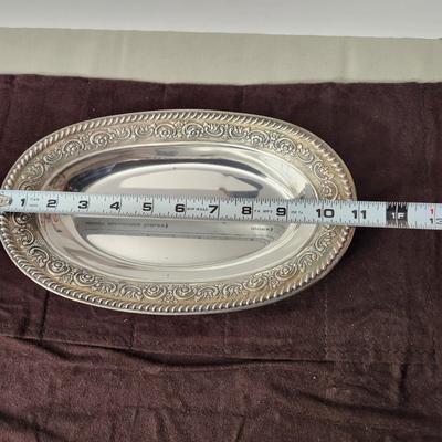 International Sterling Silver Bread Tray J 65 11