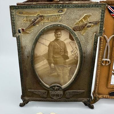 WW1 Cast Iron Picture Frames. (5 total)