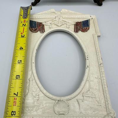 WW1 Cast Iron Picture Frames. (5 total)