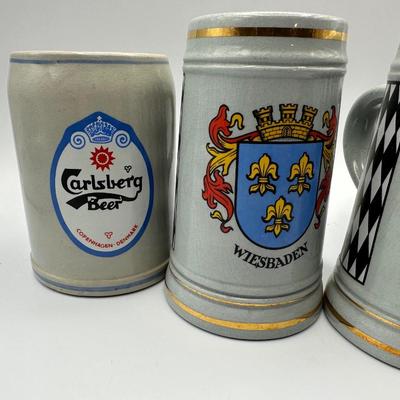 German Beer Steins. (5)