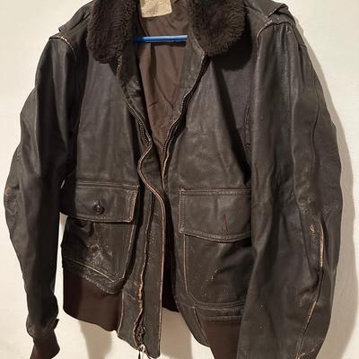 USN Naval Forces Leather Jacket (1 of 2)