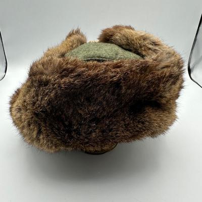 WW2 German Rabbit Fur Hat