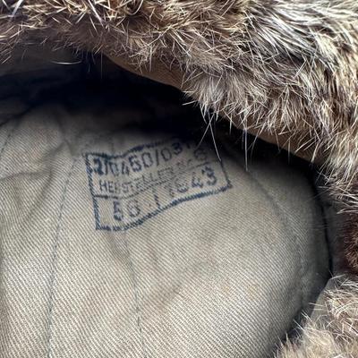 WW2 German Rabbit Fur Hat