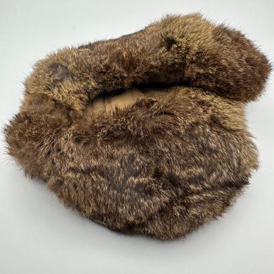 WW2 German Rabbit Fur Hat