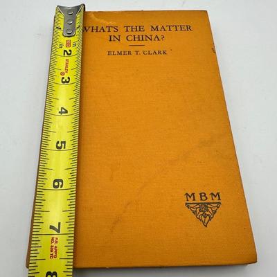 Book (What’s the Matter in China?) 1927