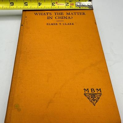 Book (What’s the Matter in China?) 1927