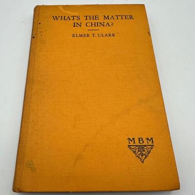 Book (What’s the Matter in China?) 1927