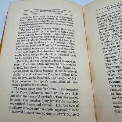 Book (What’s the Matter in China?) 1927