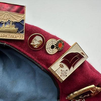 Russian Cap with Pins