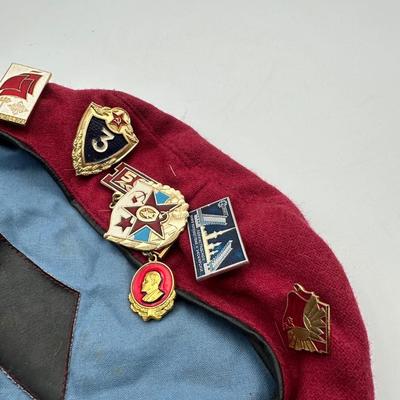 Russian Cap with Pins
