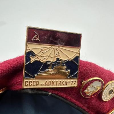 Russian Cap with Pins