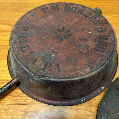 Early American Hanging Torch. (2)