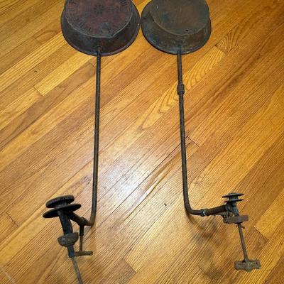 Early American Hanging Torch. (2)