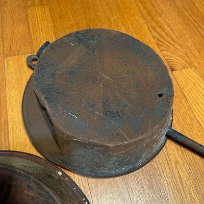 Early American Hanging Torch. (2)
