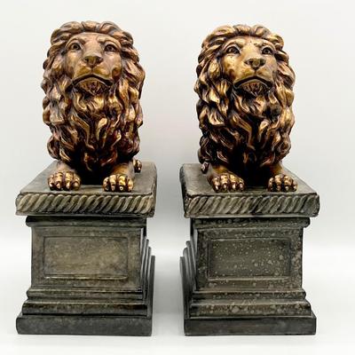 Pair (2) ~ Lion Bookends