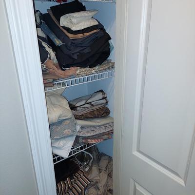 Linens in closet lot