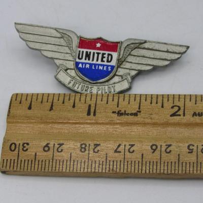 Vintage United Air Lines Future Pilot Pin