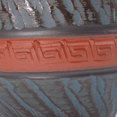 Pottery Vase Pueblo Brutalist Style Artist Signed