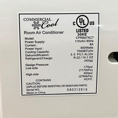 COMMERCIAL COOL ~ 2008 Portable Air Conditioner ~ *Read Details