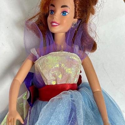Barbie Mattel Disney Mixed Lot - Barbie with Scuba gear, Arial Doll & Sebastian, Barbie Mermaid