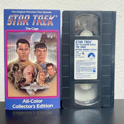 Star Trek TOS The Original Series TV Pilot Episode VHS