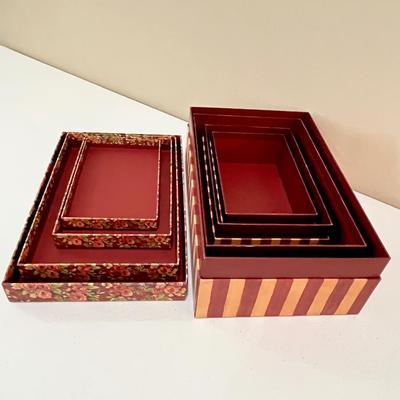 Set Of Four (4) Decorative Gift Boxes