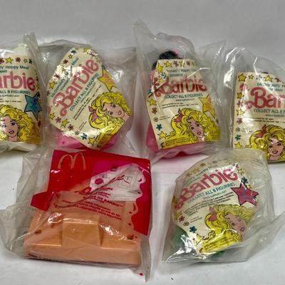 Barbie Happy Meal Toy Lot - new in pkg