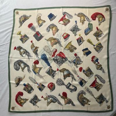 147 Authentic HERMÃˆS Carre 90 Silk Scarf Aincre By FranÃ§oise Heron 1956