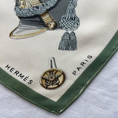147 Authentic HERMÃˆS Carre 90 Silk Scarf Aincre By FranÃ§oise Heron 1956