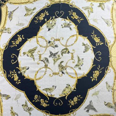 150 Authentic HERMÃˆS Carre 90 Silk Scarf La ClÃ¨ Des Champs by FranÃ§oise FaÃ§onnet 1965