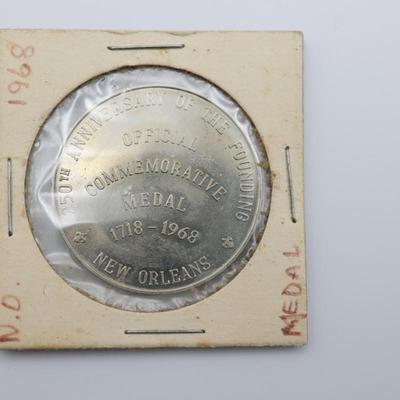 New Orleans 250th Anniversary Medal, Stereoscope Images & Vintage Books