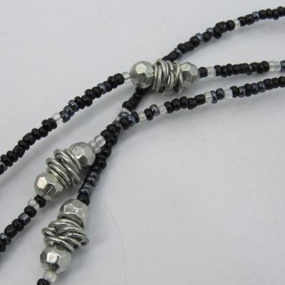 Beaded, Tri-strand, Necklace