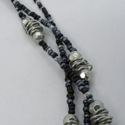 Beaded, Tri-strand, Necklace