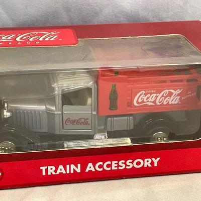 Coca Cola Brand Diecast Delivery Truck Auto Train Accessory