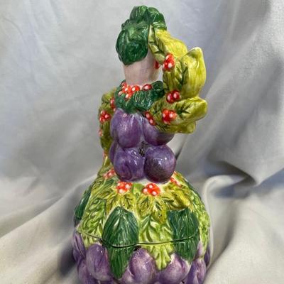 Tabletops Unlimited Fruit Lady Condiment Server Grapes