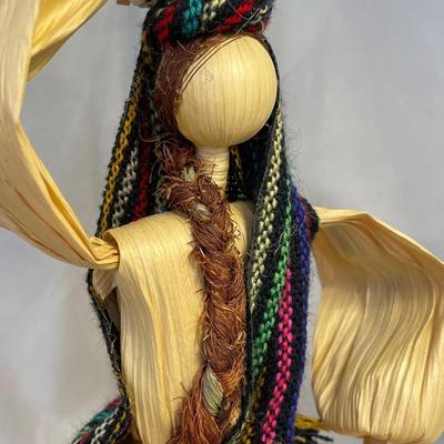 Primitive Folk Art Cornhusk Doll