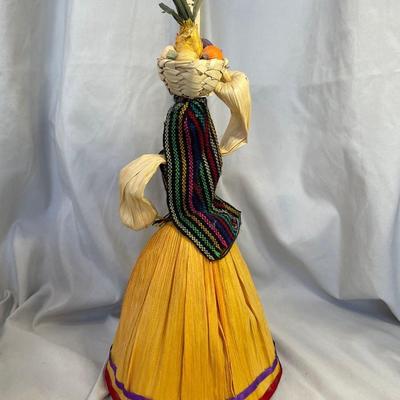 Primitive Folk Art Cornhusk Doll