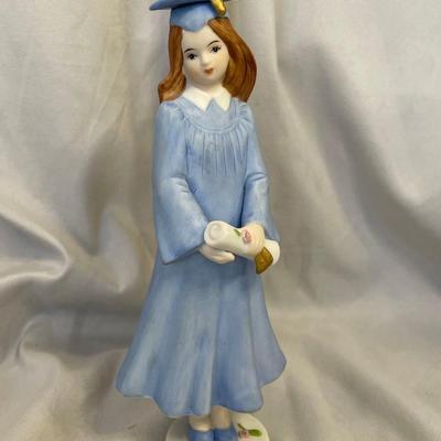 1991 Enesco Growing Up Figurine Graduation