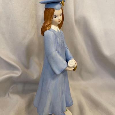 1991 Enesco Growing Up Figurine Graduation
