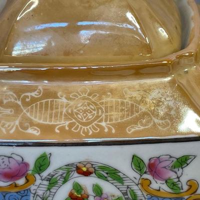1950s Made in Japan Peach Lustreware Teapot