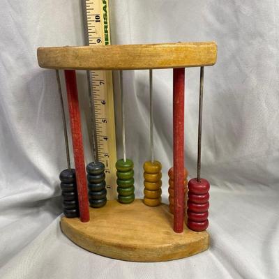 1940s Holgate Horse Rocking Bead Slider Toy