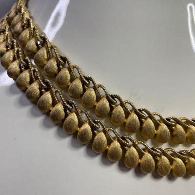 1950s Crown Trifari Double Strand Choker