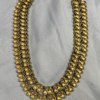 1950s Crown Trifari Double Strand Choker