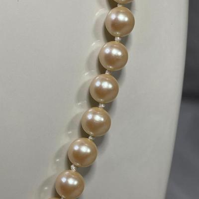 Faux Ivory Pearl Necklace