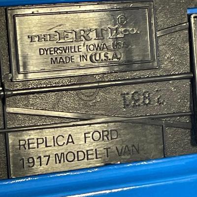 ERTL Diecast 1917 Model T Van Bank