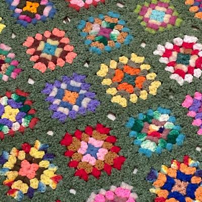 Vintage Crocheted Afghan