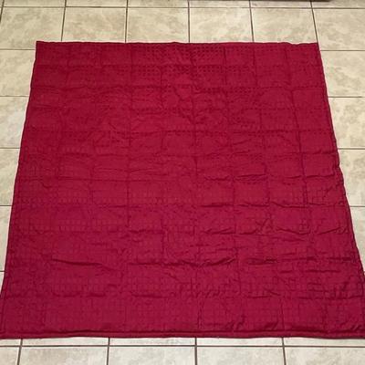 Down Filled Throw Blanket