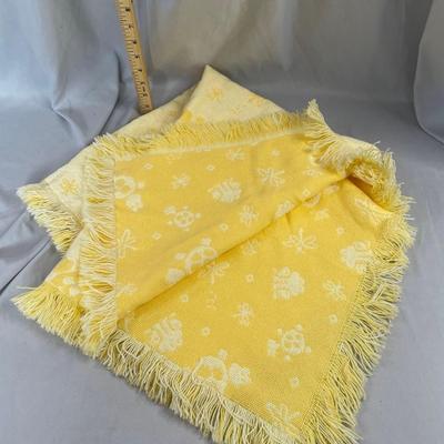 Baby Blanket and Precious Moments Dish