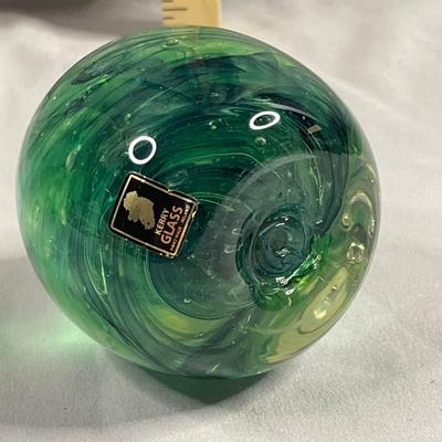 Kerry Glass Irish Paperweight